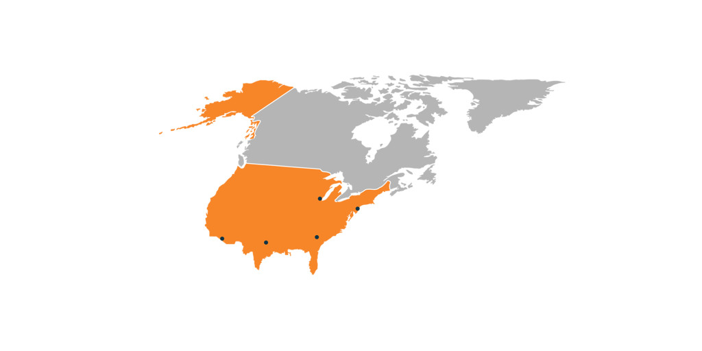 Canvas Uniforce maps - North America